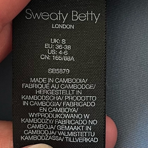 SWEATY BETTY London Scuba Grace Sweater Size Small Minimalist Contemporary Chic - Picture 6 of 10